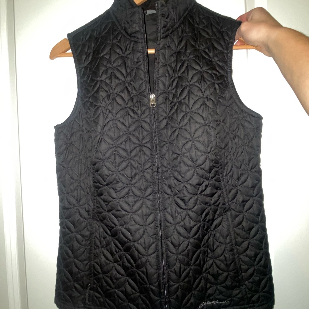 Eddie Bauer Women’s Black Full Zip Vest